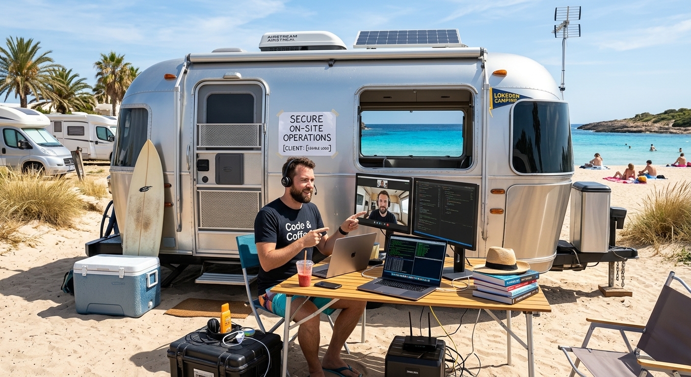 Case study IT-freelancer met caravan